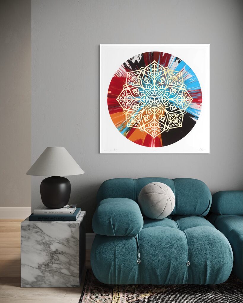 Beautiful Controlling Ornate Mandala 3 Spin Painting (TT3-1)