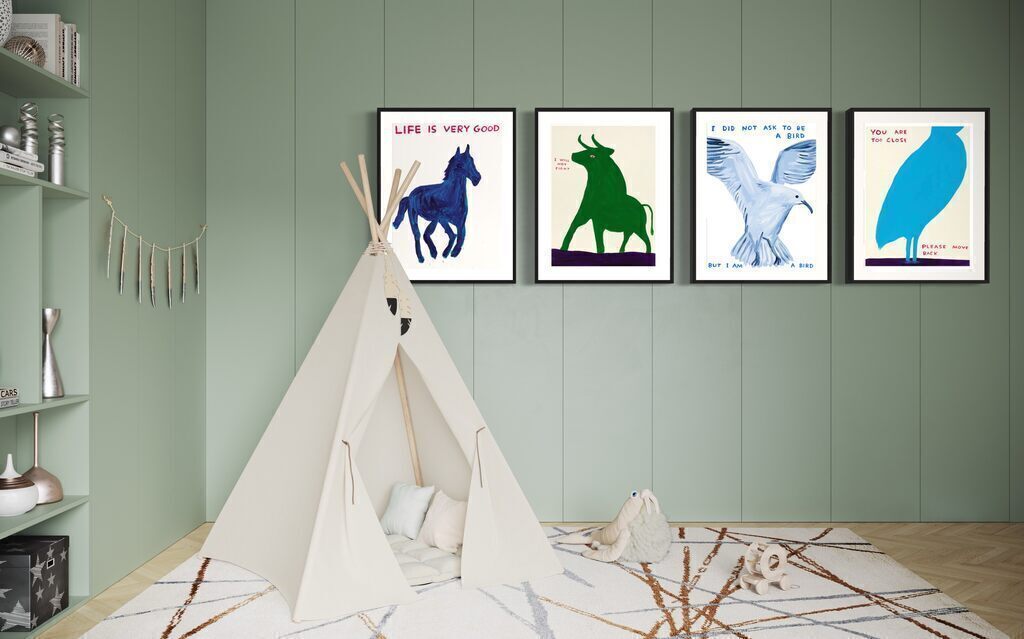 Animals in Art ( Suite of four full size lithographs)