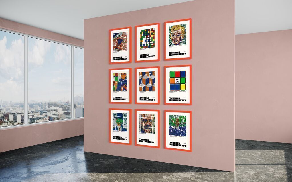 Rubikcubist Lithograph set (Mima museum, 10 lithographs)