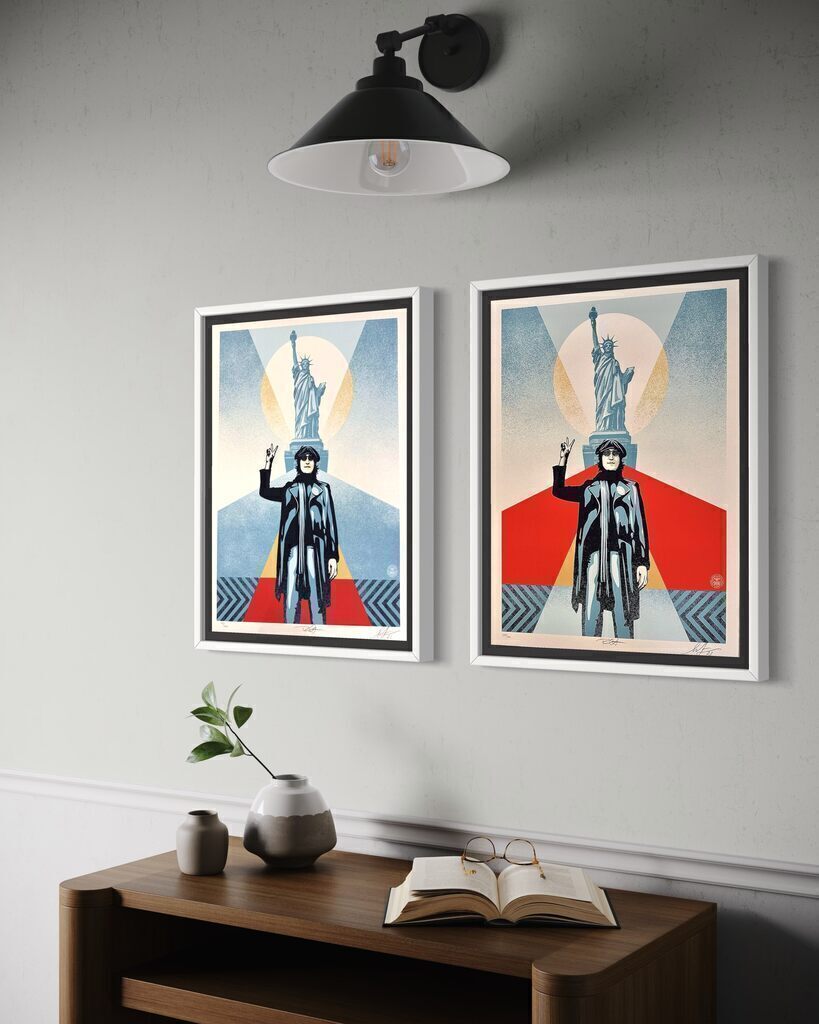 JOHN LENNON PEACE AND LIBERTY (DIPTYCH: TWO PRINTS)