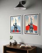 JOHN LENNON PEACE AND LIBERTY (DIPTYCH: TWO PRINTS)