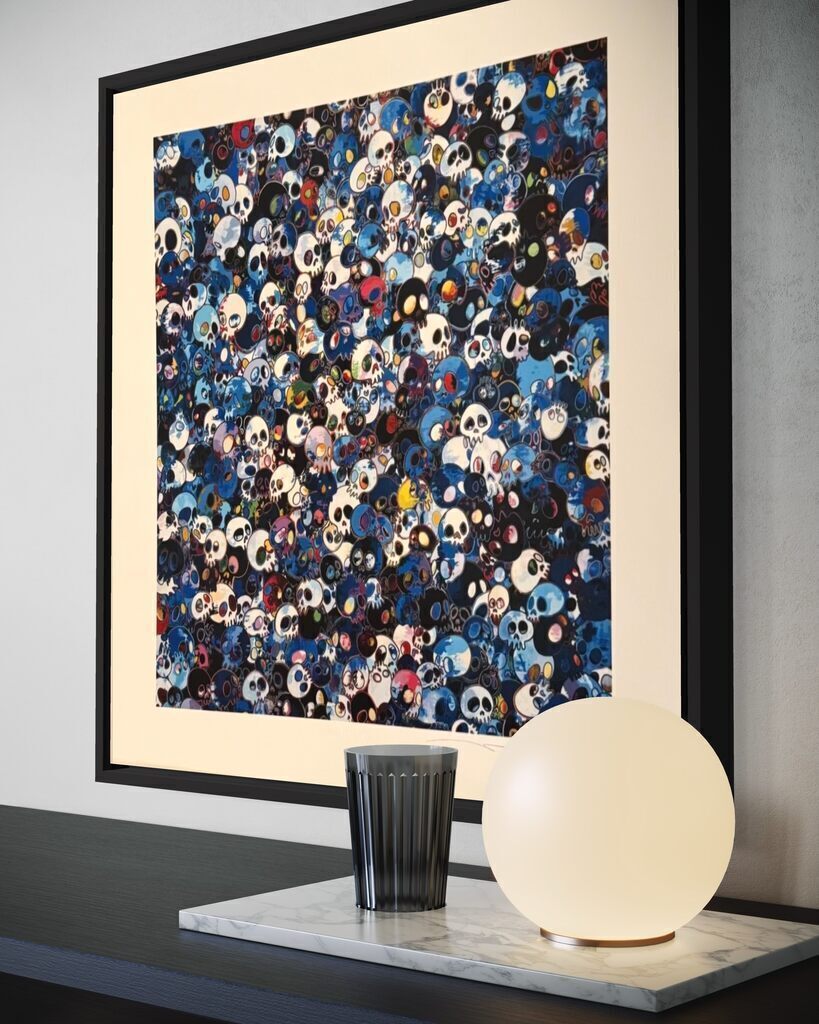 Blue Skulls Silkscreen (The Cleveland Museum Editions)