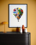 Balloon Etching (Heavily Hand Finished)