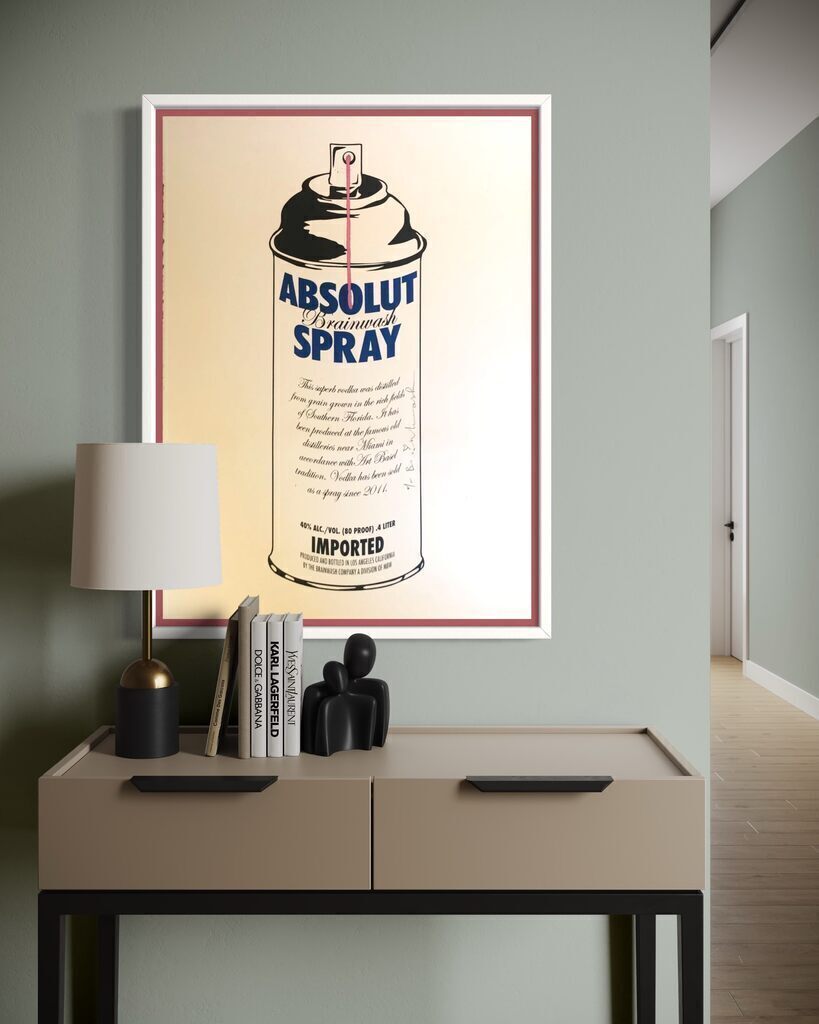 Absolute  Brainwash (UNIQUE, HAND FINISHED, ART BASEL VIP PRINT)