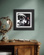 Eternal Reflection (Red Lilac, Museum Framed)