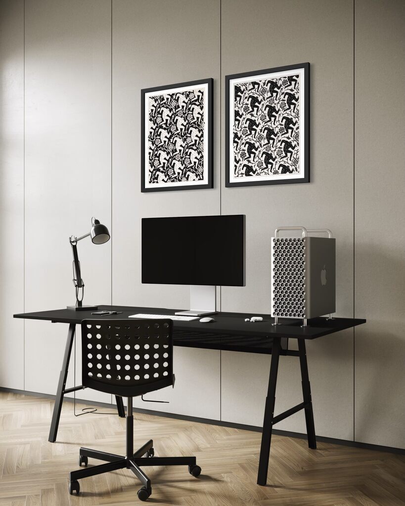 Pattern of Corruption (Diptych, Two Works)