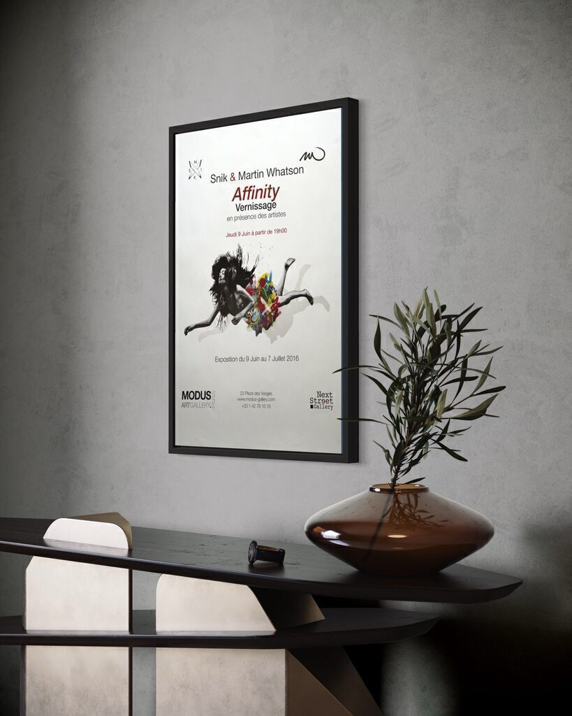 Affinity Vernissage (Affinity Preview Exhibition lithograph, framed)
