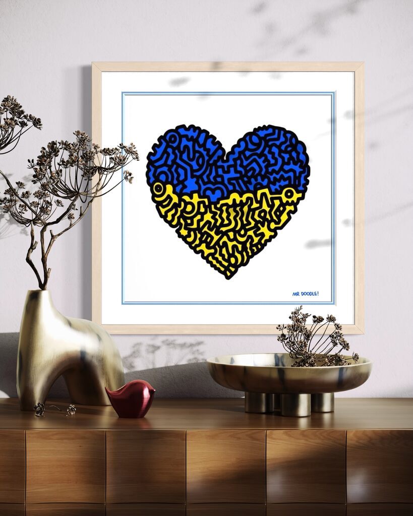 Doodle For Ukraine (Heart)