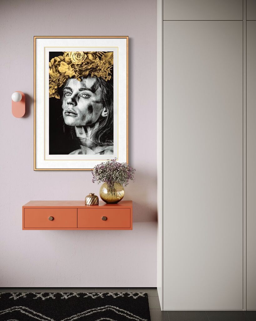 Retrograde (Hand applied Gold Leaf Variant)