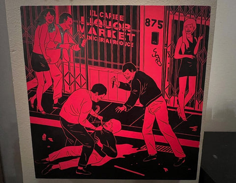 Cleon Peterson — Untitled (Street Scene / El Caribe)
