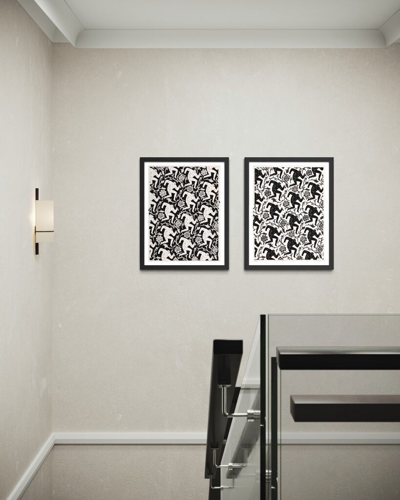 Pattern of Corruption (Diptych, Two Works)