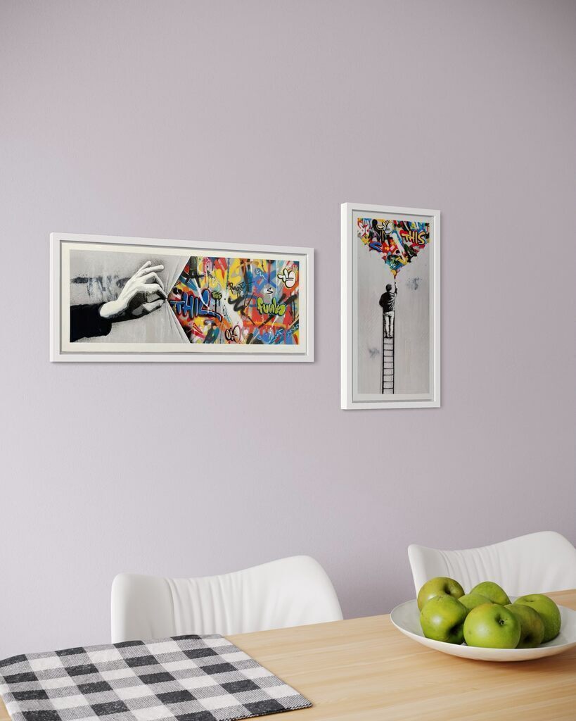 The Crack & Sneak Peek (framed in Shadow Box with “Whatson spacers”)