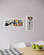 The Crack & Sneak Peek (framed in Shadow Box with “Whatson spacers”)