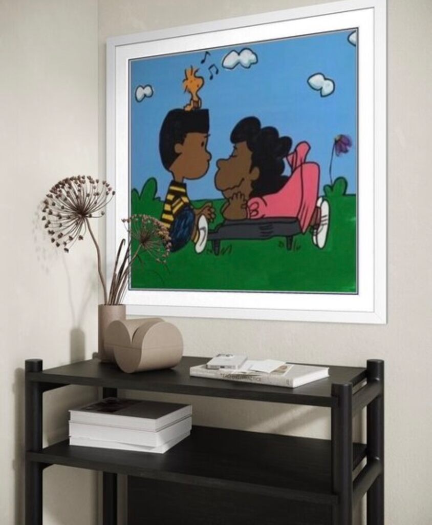 Everyone Deserves Real Love (Unique, Hand painted work)