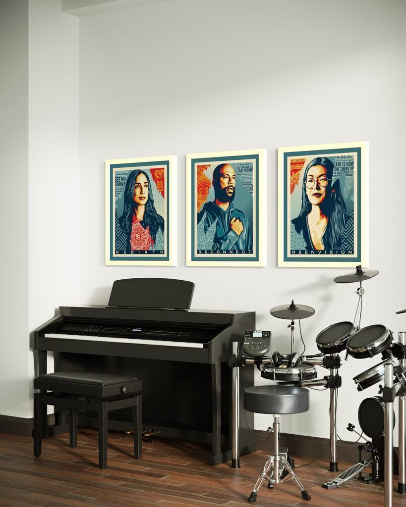 Reframe Triptych (Reenvision, rebirth, reconnect)