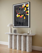 Double Mickey (Kick Black) Unique print