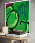 Bubble Tag (Green & Violet variant)