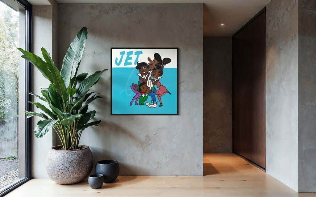 Rich in Family (Jetsons Original Painting)