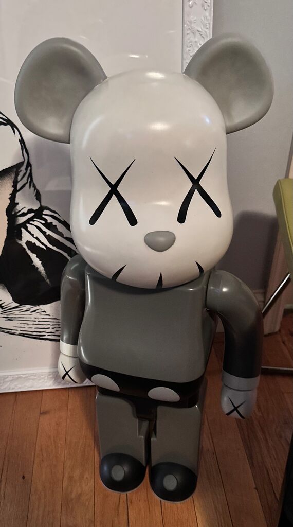 BEARBRICK COMPANION 1000% KAWS..2002