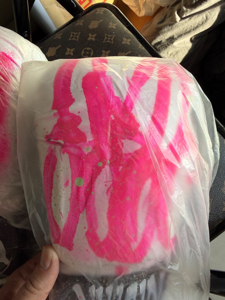 Minutemen boxing gloves & SHOW PRINT (Art Basel ‘25 exclusive, PINK)