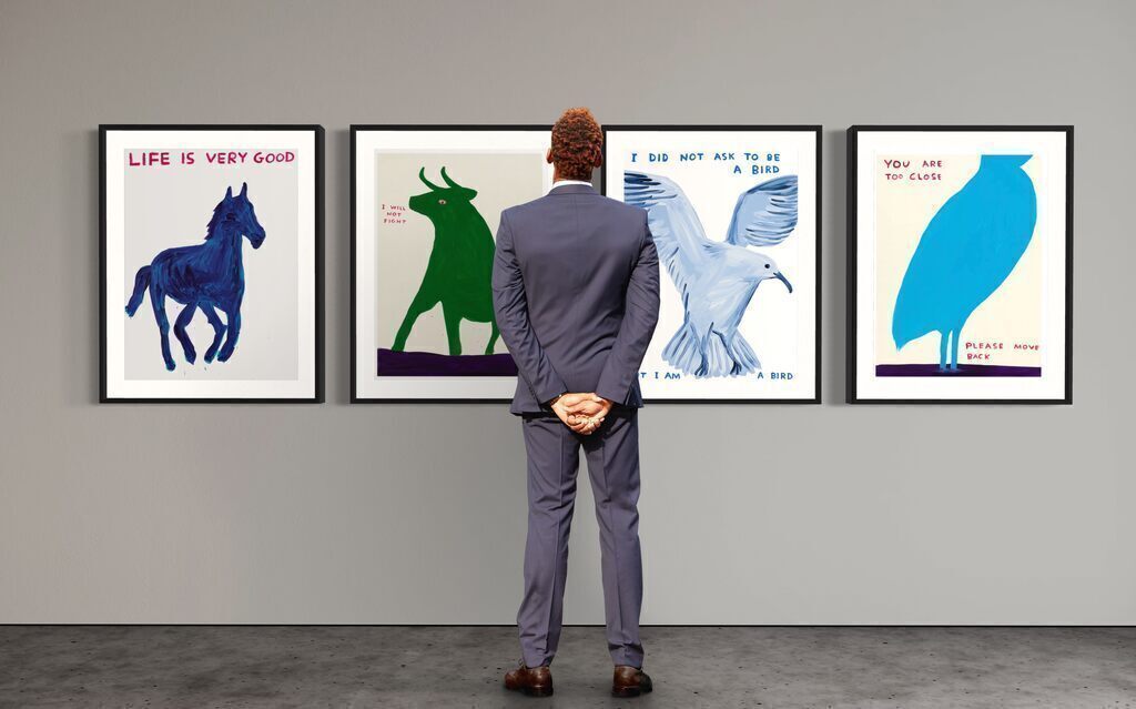 Animals in Art ( Suite of four full size lithographs)
