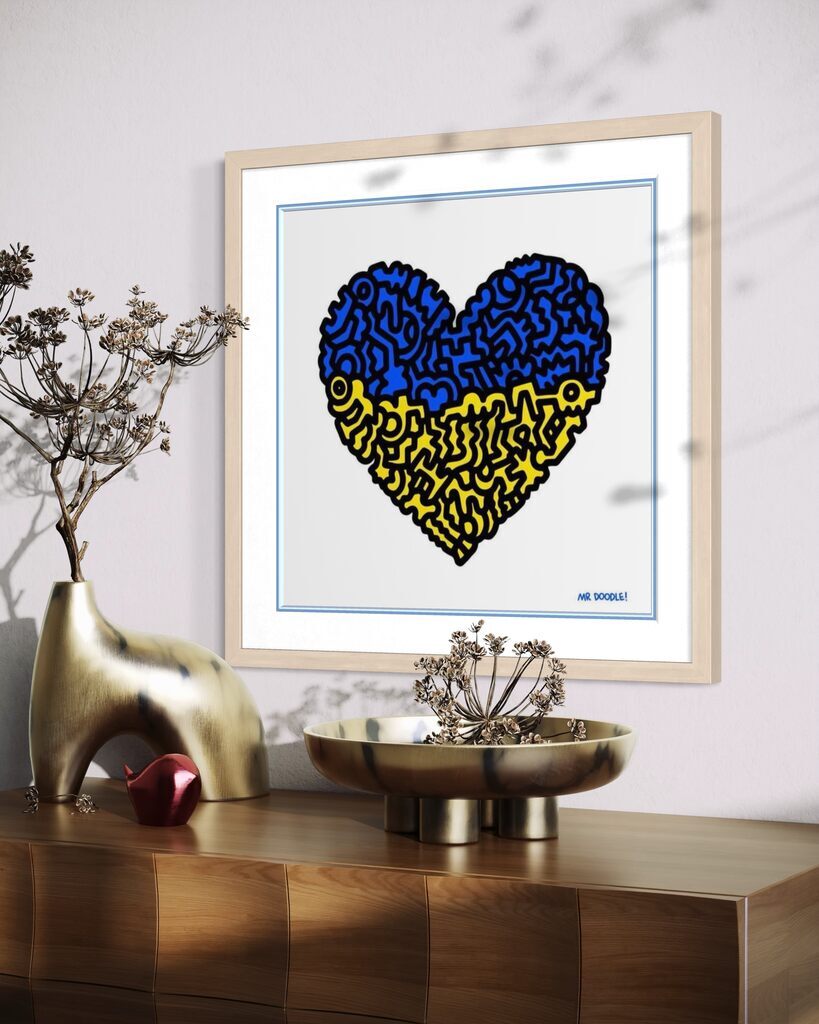 Doodle For Ukraine (Heart)