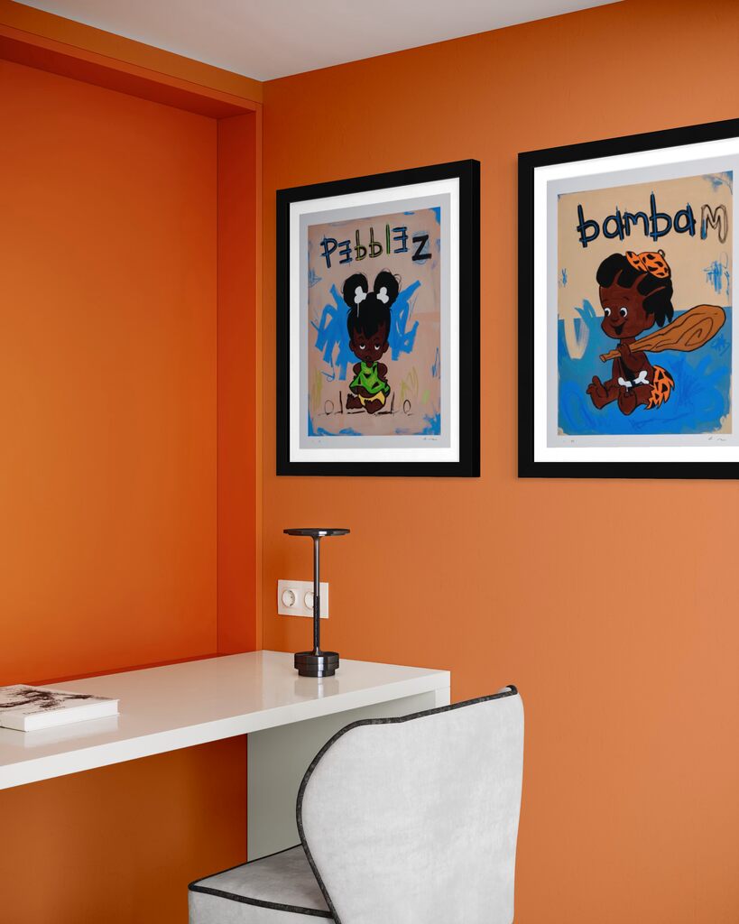 Pebblez & Bam Bam (Two works)
