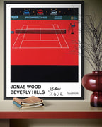 Porsche Tennis Court (Hand Signed with basketball)