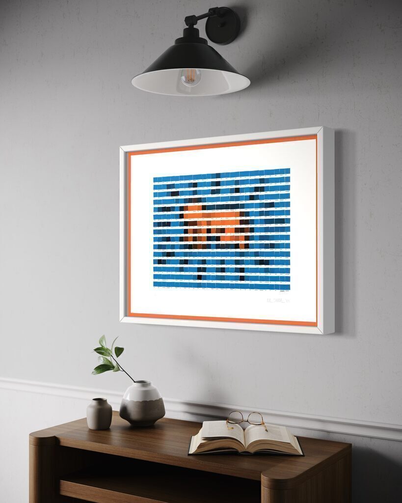 Radiant Baby (Haring Homage, framed)