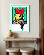 BFF (Valentines Day Haring homage)