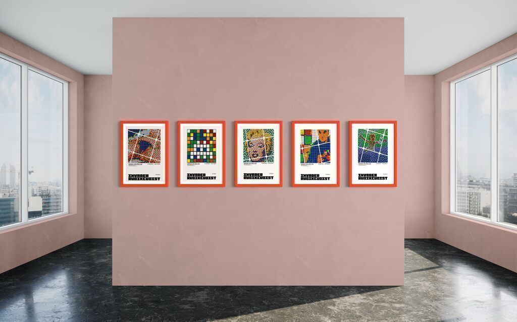 Rubikcubist Lithograph set (Mima museum, 10 lithographs)