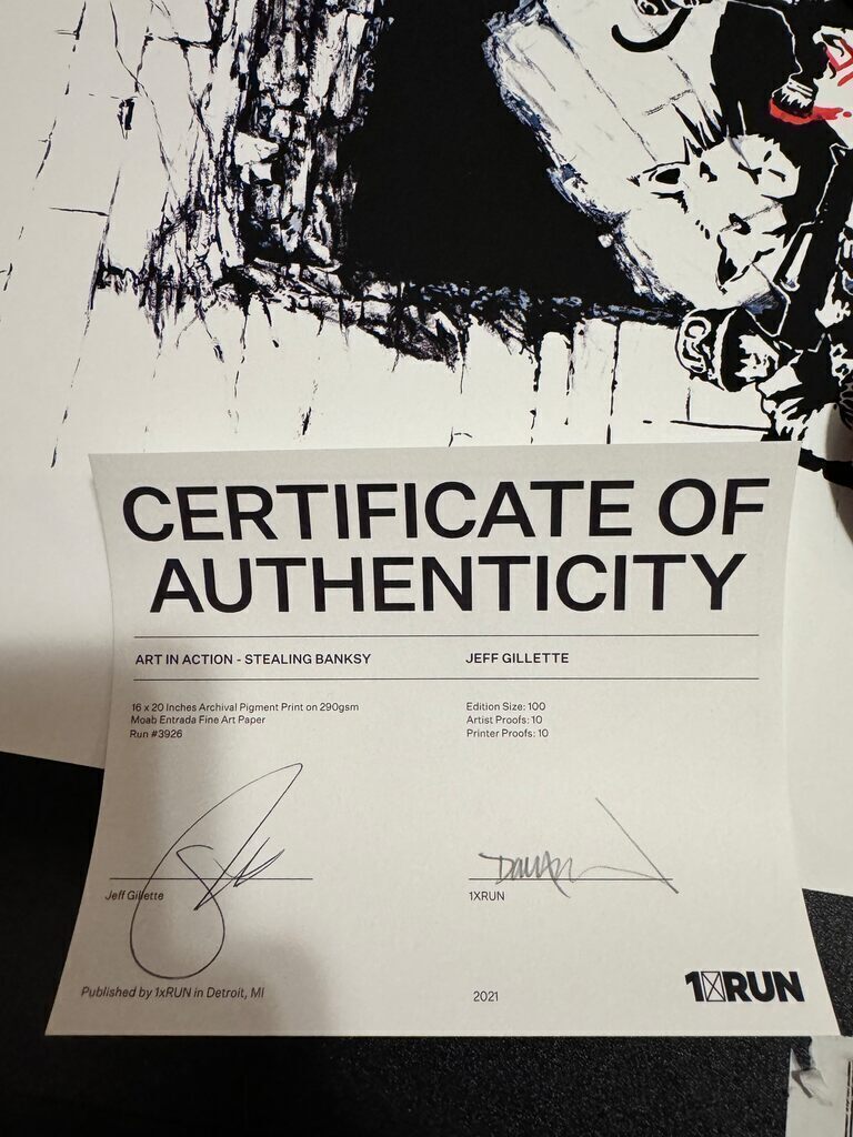 Art in Action (Stealing Banksy)