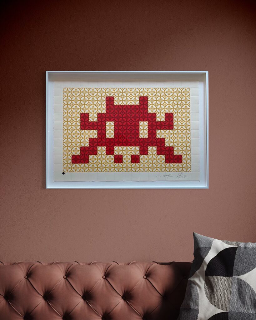 Positive Space / Negative Space (Red/Cream) TT1-1