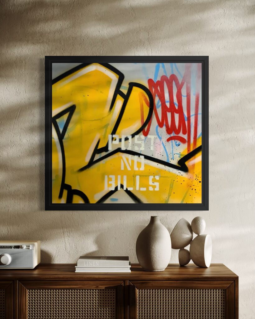 Post No Bills (Wild Style, Red & Yellow Variant)