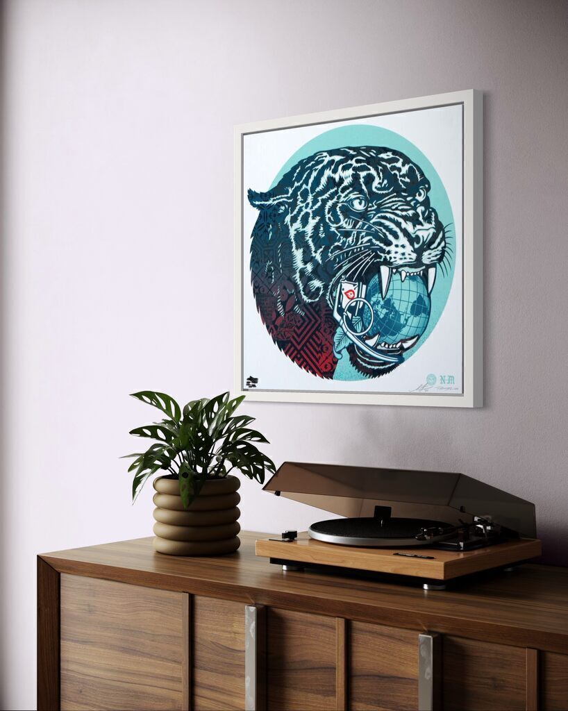 Climate Clash (White Variant) Framed