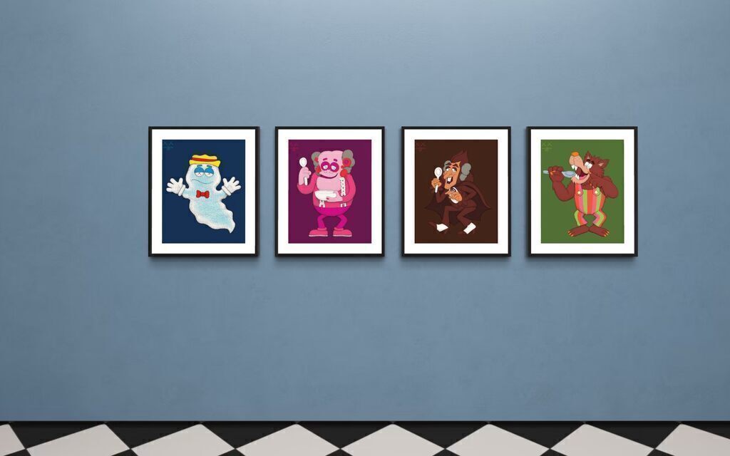 MONSTERS (Four Lithographs)