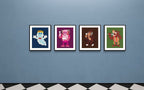 MONSTERS (Four Lithographs)