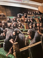 Monkey Parliament (Hand embellished TEST PROOF/ AP)