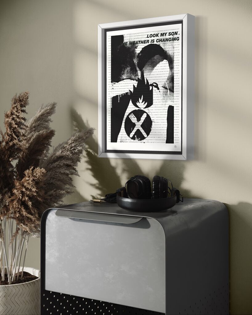 Bristol Downs fire sale print #2 (Look My Son The Weather Is Changing)