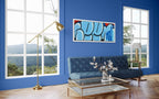 JUMBO BUBBLE TAG (Original Painting, Blue & Red Variant)