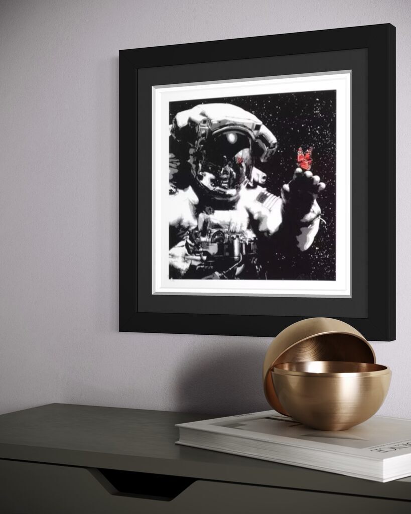 Eternal Reflection (Red Lilac, Museum Framed)