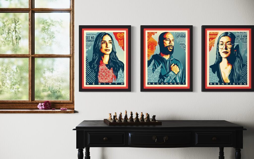 Reframe Triptych (Reenvision, rebirth, reconnect)