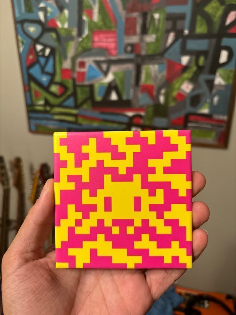 CAMO TILE SET (INVADER SPACE STATION, 4 TILES)