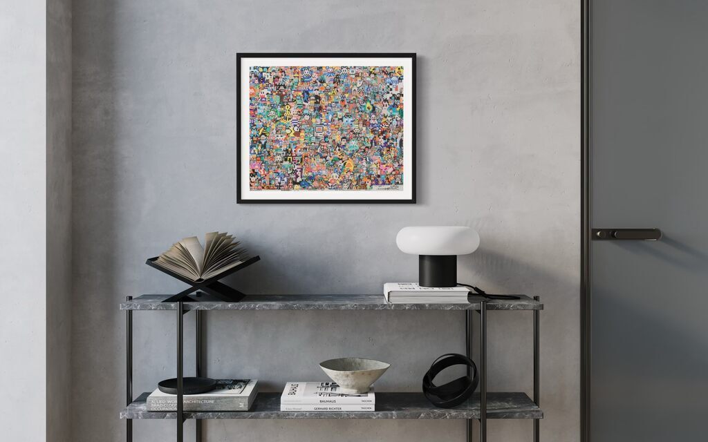 4000 (FRAMED & NEVER CREASED)