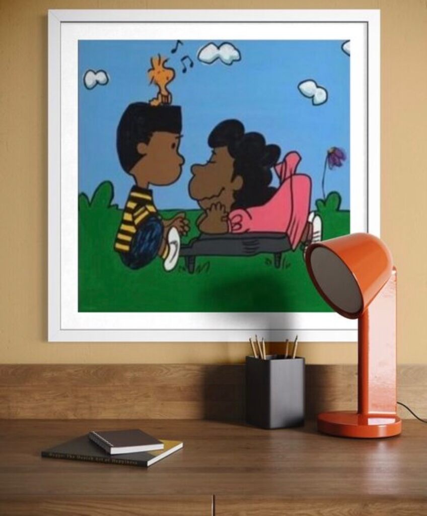 Everyone Deserves Real Love (Unique, Hand painted work)