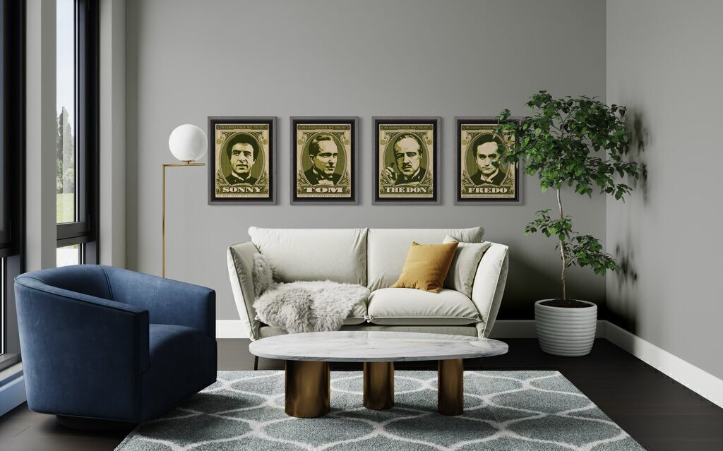 The Godfather suite ( 4, Framed silkscreen prints)