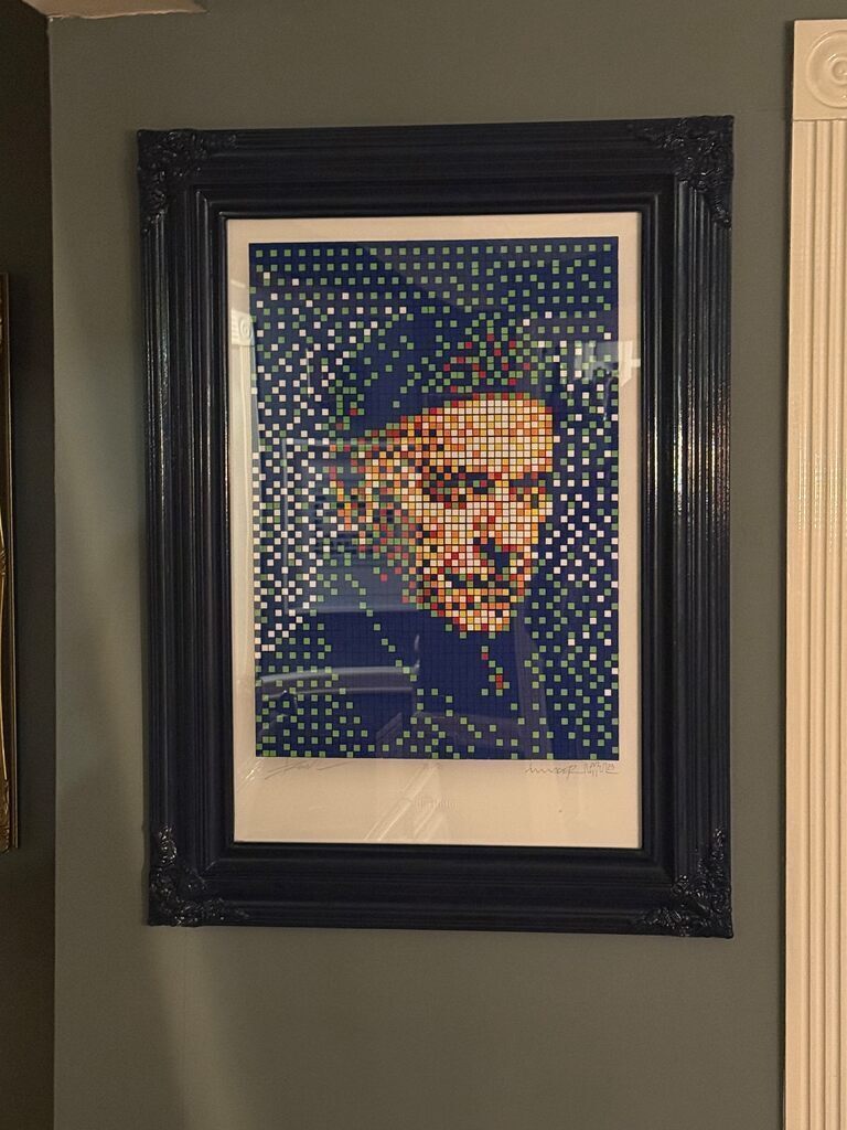 Rubik Enki Bilal ( Large signed print, framed) Revue portfolio