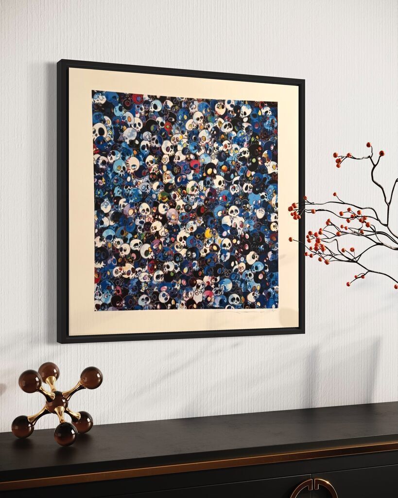 Blue Skulls Silkscreen (The Cleveland Museum Editions)
