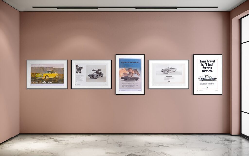 Fictional Advertisements Suite of 5 Works (Signed)