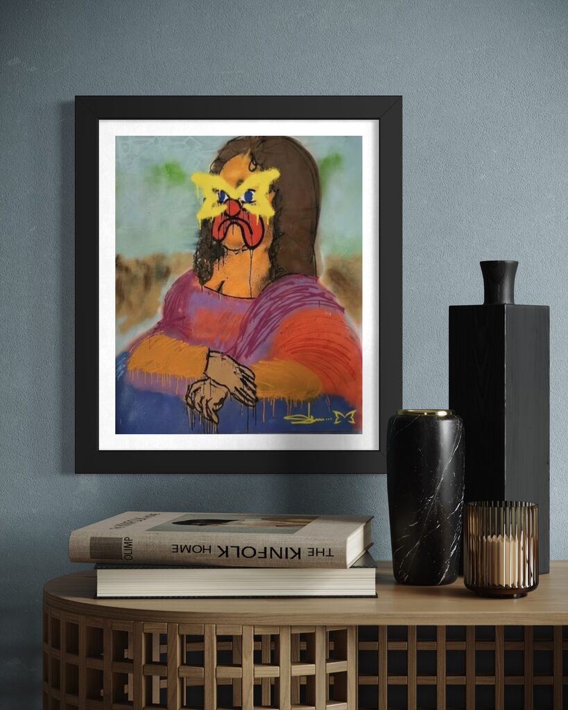 Slawn’s Mona Lisa (Slawn x Mertra VIP pop up print)
